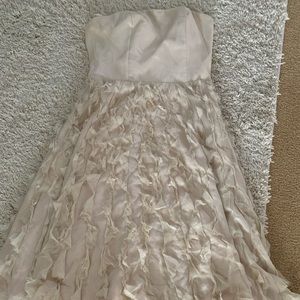 White House Black Market Beige Dress